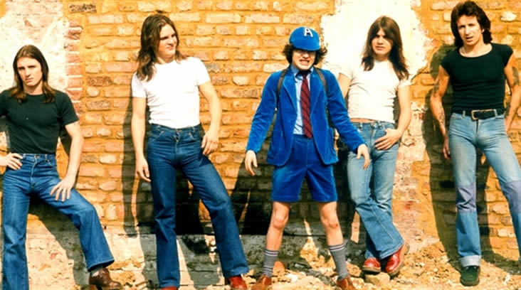 AC/DC in 1976