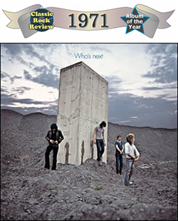 Whos Next by the Who, 1971 Album of the Year