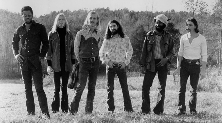 Allman Brothers Band in 1972