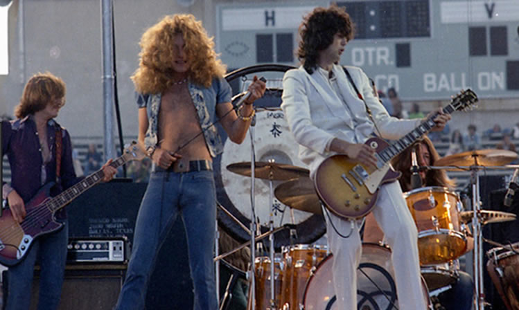 Led Zeppelin in 1973