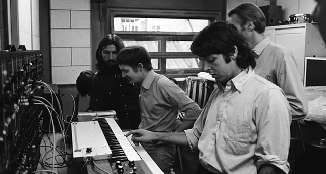 Beatles during Abbey Road sessions
