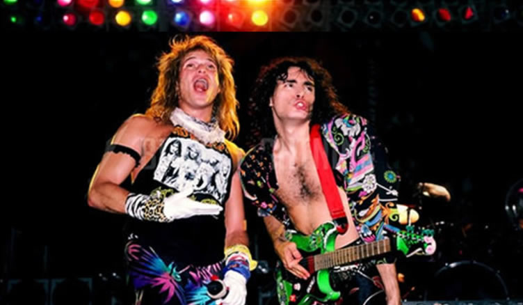 David Lee Roth and Steve Vai